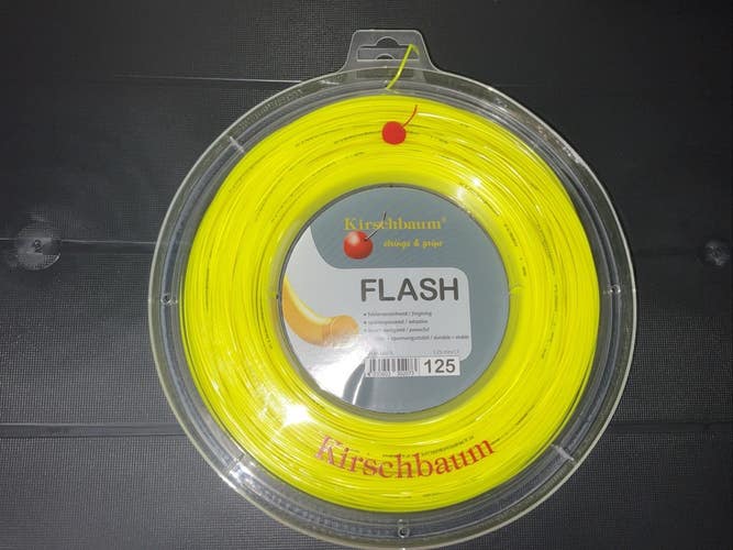 Kirschbaum Flash 1.25mm/17 Yellow Reel 200m/660 ft (Polyester)