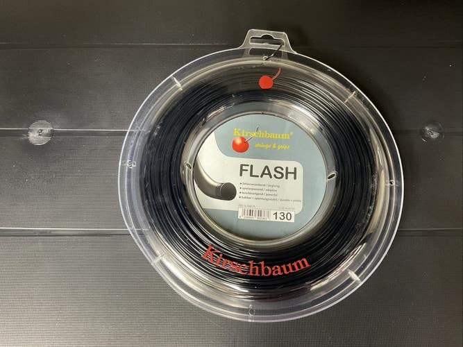 Kirschbaum Flash 1.25mm/17 Black Reel 200m/660 ft (Polyester)
