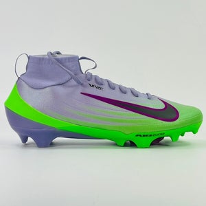 Men's Size M 12.5 (W 13.5) Adult Nike Air Zoom Vapor Pro 1 Purple Green Football Cleats IB8250-500