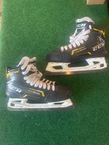 Senior CCM Super Tacks 9380 Hockey Goalie Skates (Regular) Size 9.5 (Used)