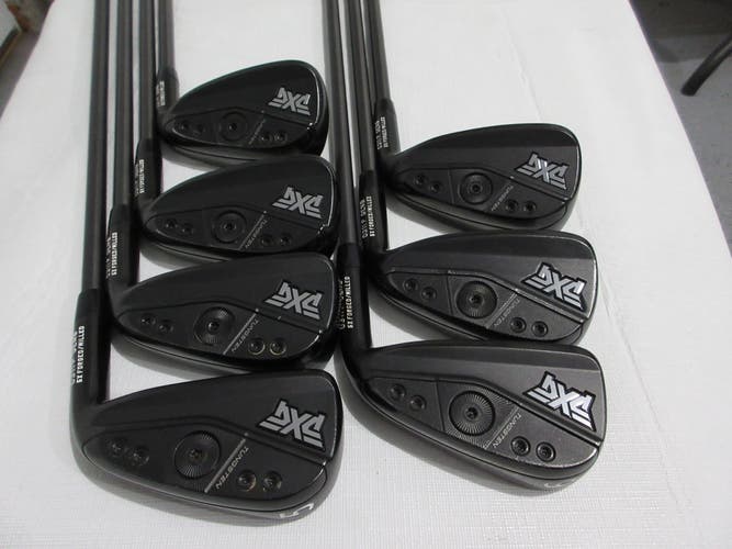 PXG 0311P Gen6 Black Iron Set - 5-PW, GW - SteelFiber Regular Flex Graphite