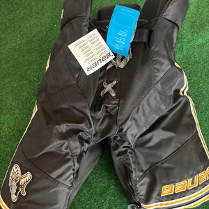 Black Senior Large Bauer Custom Pro Hockey Pants Pro Stock (New) Framingham State