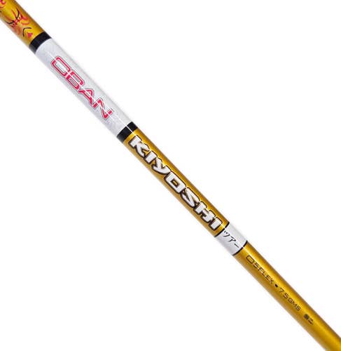Oban Kiyoshi Gold 75g Fairway Wood Shaft 05 X-Stiff Flex w/ TaylorMade Adapter