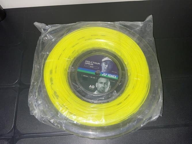660’ Reel - Yonex Polytour Drive 16Lg/1.25mm - Yellow