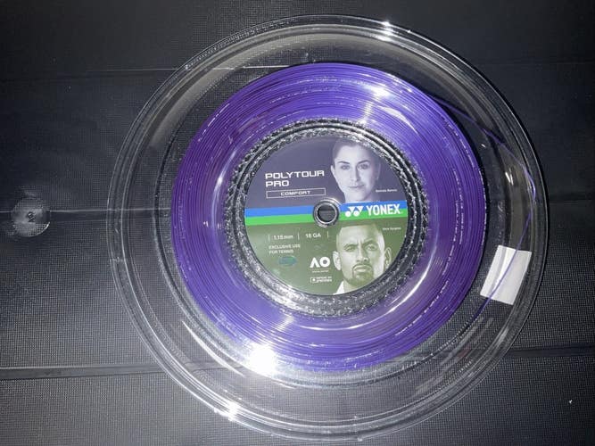Yonex Polytour Pro 1.15mm 18 GA Midnight Purple Reel