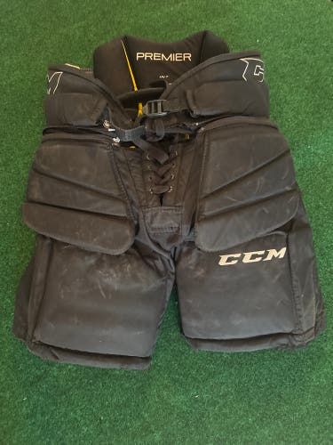Black CCM Premier Hockey Goalie Pants (Used) | Intermediate Small