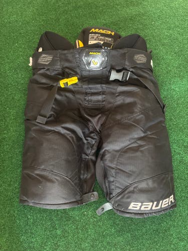 Black  Bauer Supreme Mach Hockey Pants (Used) | Junior Large