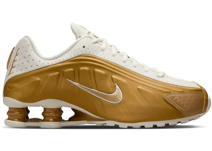Size 8.5 - Nike Shox R4 Metallic Gold (Women's) AR3565-010