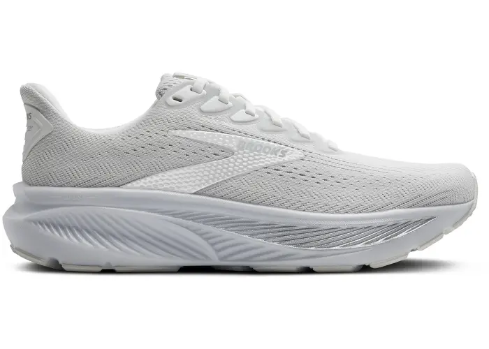 Size 11 - Brooks Ghost 17 White Grey (Women's) 120431-1B-151