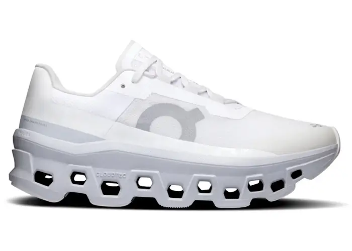 Size 13 - On Running Cloudmonster White Glacier 61.97654
