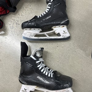 AHL 2024 Bauer Supreme Shadow Hockey Skates Pro Stock 10.5 (Used)