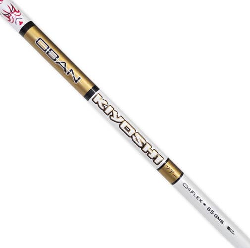 Oban Kiyoshi White 65g Fairway Wood Shaft 04 Stiff Flex w/ TaylorMade Adapter