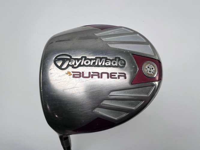 LEFTY TaylorMade Burner 460 2007 Driver 9.5* REAX 50g Stiff LH Midsize Grip