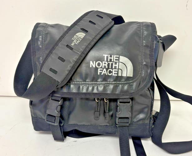 The North Face Base Camp Voyager Small Waterproof Messenger Bag Black ~4x12x13"