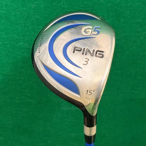 Ping G5 Fairway 15 3 Wood Grafalloy ProLaunch Blue 75R Graphite Regular