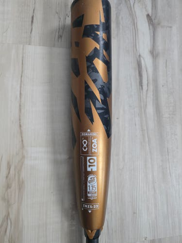 2022 DeMarini Zoa Composite USSSA Certified Bat (-10) 18 oz 28" (Used) WTDXZBZ22