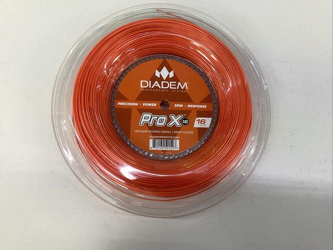 Diadem Pro X Hexagon Shaped Copoly/660ft/200m 1.30mm 16g Orange