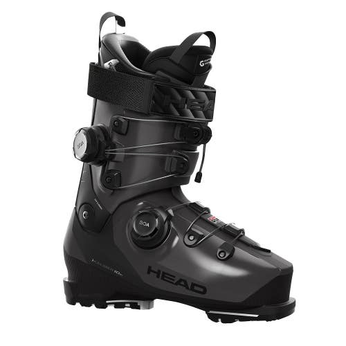 NEW Men's HEAD KALIBER 110 MV GW BOA ANTHRACITE/BLACK Ski Boots 26.5 Mid Volume Medium Flex