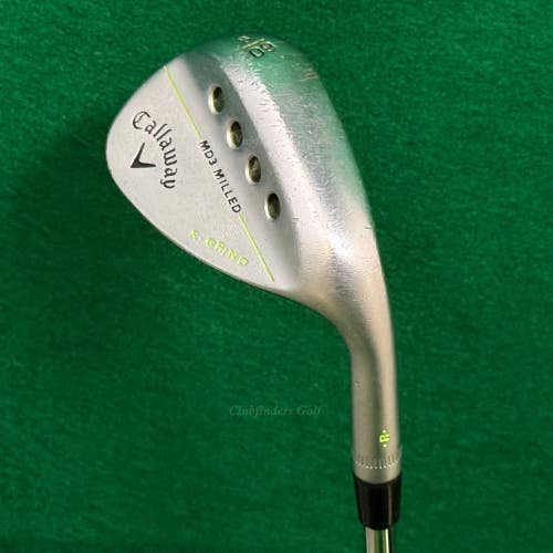 Callaway MD3 Milled Chrome 60-9S 60 Lob Wedge Dynamic Gold Steel Wedge Flex