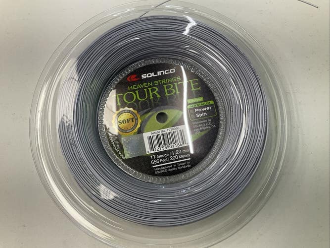 Solinco Tour Bite Soft 17g 656ft Tennis Reel