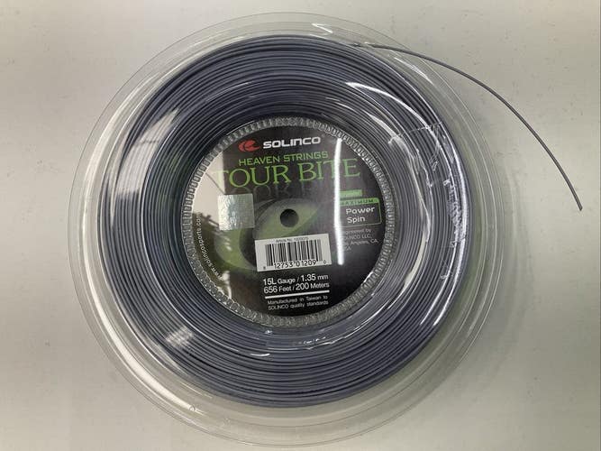 Solinco Tour Bite 15Lg 656ft Tennis Reel