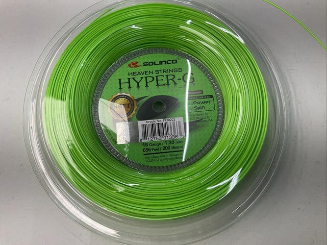 Hyper-G Soft 16g/1.30/656ft/200m Tennis String Reel