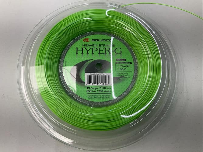 Hyper-G Soft 19g/1.10/656ft/200m Tennis String Reel