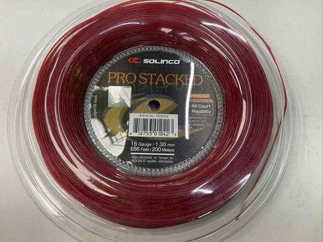 Solinco Pro Stacked 16 Gauge Tennis String Reel