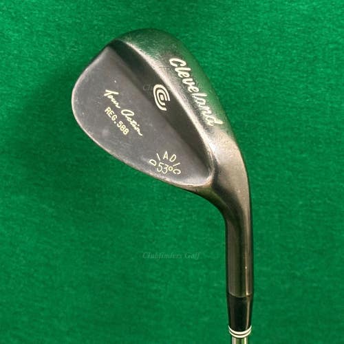 Cleveland Tour Action REG 588 Gunmetal 53 Gap Wedge Dynamic Gold Steel Stiff