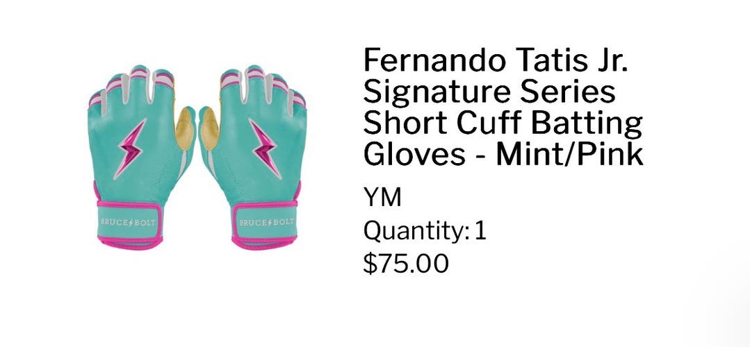Medium Batting Gloves (New)