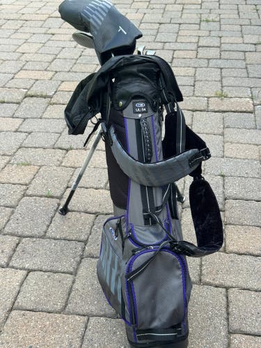 U.S. Kids Golf 2023 Ultralight 54 (UL54) Stand Bag Set, Right Hande