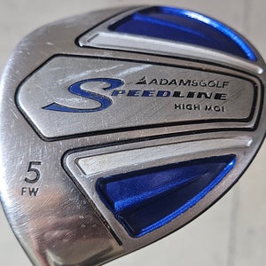 Men's Adams Speedline Blue Left Hand Fairway Wood Uniflex 5 Wood Graphite Shaft (Used)