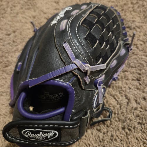 Rawlings RH Highlight Series Fastpitch Softball Glove 11.5" Nice, w/ Sure Catch. Game Ready