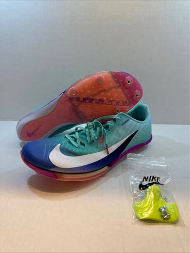 Nike Maxfly 2 RSG Turquoise Track & Field Sprinting Spikes IO0309-300 Size 13