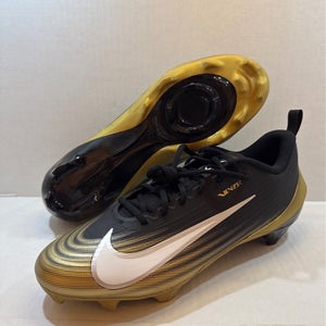 Nike Vapor Speed 3 Black Gold Football Cleats FB3303-003 Mens Size 13