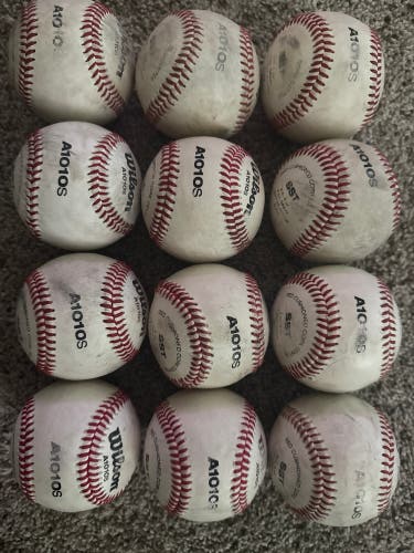 Wilson Baseballs 12 Pack (1 Dozen) (Used)