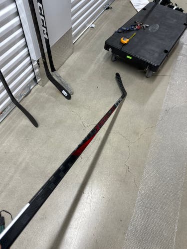 NHL CHICAGO BLACKHAWKS Senior CCM JetSpeed FT7 Pro Left Hand P90TM 95 Flex Pro Stock (New)
