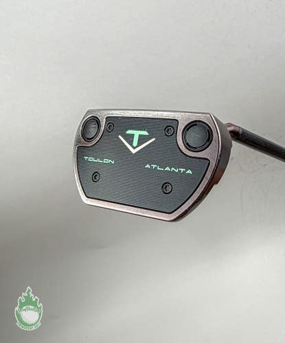 Used RH 2025 Prototype Toulon Atlanta 35" Putter Black Steel Golf Club