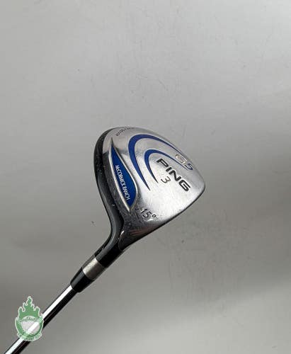 Right Handed Ping G5 Fairway 15* Fairway 3 Wood Regular Flex Steel Golf Club