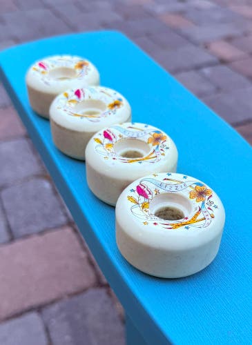 BONES PRO STF LIZZIE ARMANTO LUCKY CHARMS SKATEBOARD WHEELS P5 SIDEUT 84B (USED)