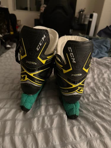 Black/Yellow 2020 CCM Tacks 9380 Hockey Skates 11.5 (New)