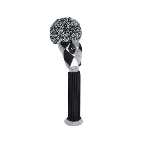 Just 4 Golf Diamond Hybrid Headcover (Grey/Black/White) J4G NEW