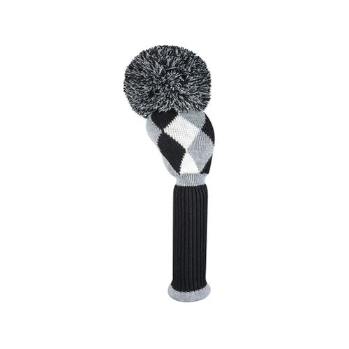 Just 4 Golf Diamond Driver Headcover (Grey/Black/White) J4G NEW