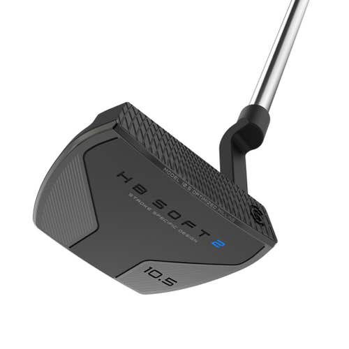 Cleveland HB Soft 2 Black 10.5 Putter (Steel, Plumber's Neck, Mallet) 2024 NEW