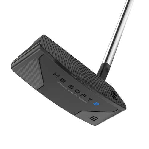 Cleveland HB Soft 2 Black 8S Putter (Steel, Slant Neck, Blade) 2024 NEW