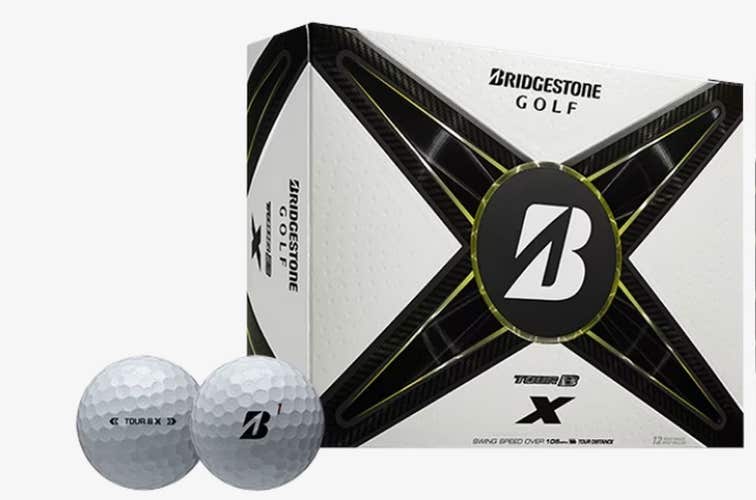 Bridgestone Tour B-X Golf Balls (White, 12pk) 1 Dozen 2024 NEW