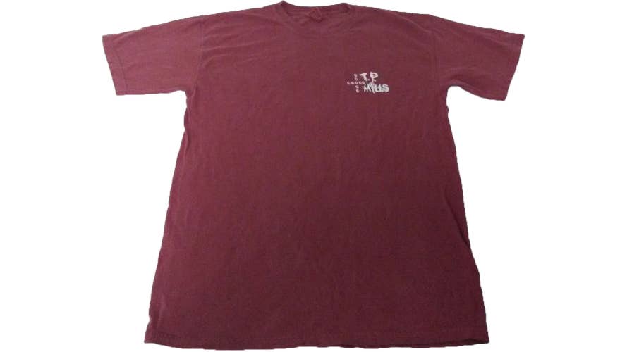 TP Mills "No Three Jacks" Short Sleeve T-Shirt (Faded Red, MEDIUM) RARE NEW