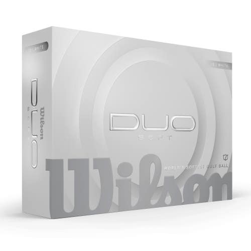 Wilson Staff Duo Soft Golf Balls (White, 12pk) 2025 NEW