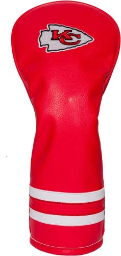 Team Golf Vintage Single Fairway Wood Headcover (Kansas City Chiefs)  NFL NEW