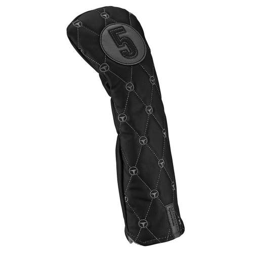 Taylor Made Patterned 5 Wood Headcover (Black/Grey) Golf NEW